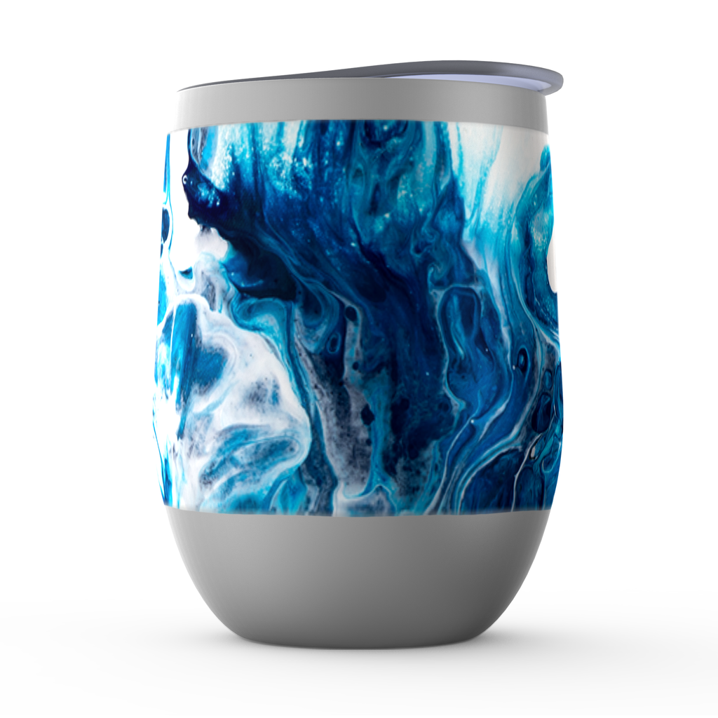 Water Garden Stemless Wine Tumbler